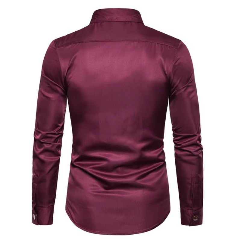 Vintage Shirts Manufacturer - Clearance Men Long Sleeve Party Casual Formal Streetwear