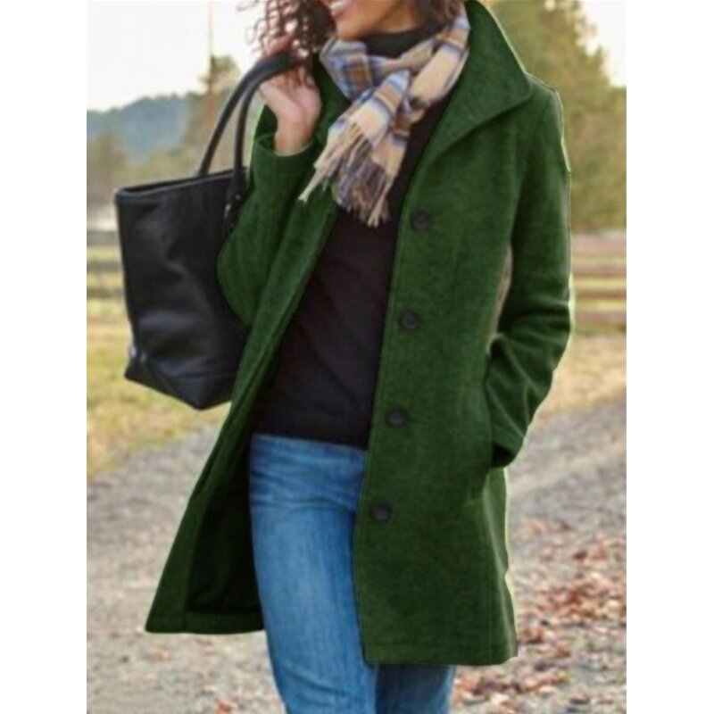 Woolen Coat Manufacturer - 2026 Women Autumn Winter Fashionable Elegant Classic Warm