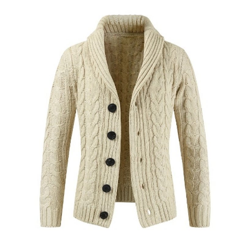 Cardigan Sweater Manufacturer - Clearance Men Autumn Winter Warm Knitted Single Breasted