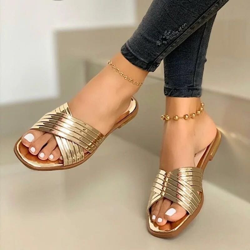 Flat Sandals Manufacturer - Liu Ming 2025 Women Summer New Fashion Outdoor Casual