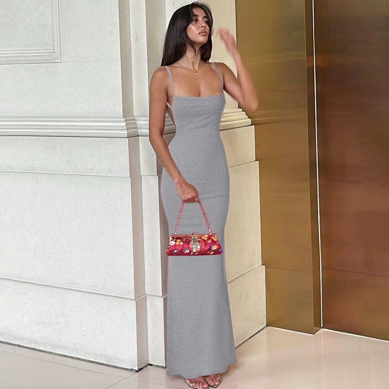Evening Maxi Dress Manufacturer - 2026 Sleeveless Backless Customizable Formal Gown