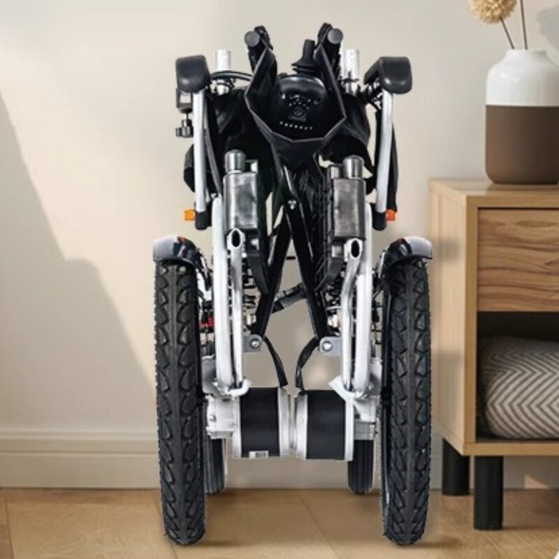 Wheelchair Manufacturer - Lithium Battery Damping Reclining for Adults Foldable