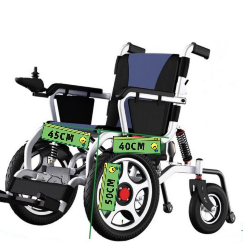Wheelchair Manufacturer - Lithium Battery Damping Reclining for Adults Foldable