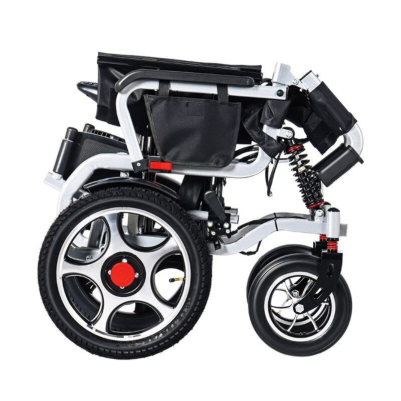 Wheelchair Manufacturer - Lithium Battery Damping Reclining for Adults Foldable
