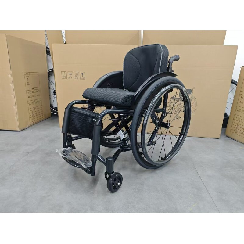Wheelchair Manufacturer - 2025 Hot Sales Luxury Lightweight Ultra Light Folding Aluminium Manual Sport