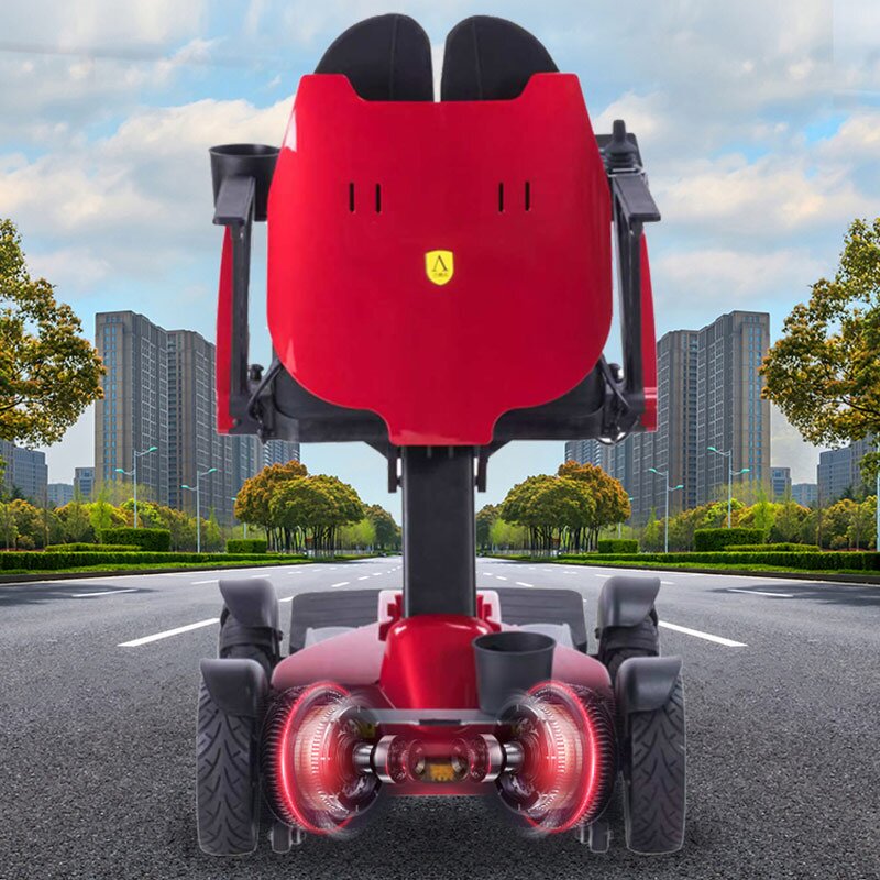 Electric Wheelchair Manufacturer - New Product Comfortable Backrest Lightweight Foldable Aluminum Alloy 8A