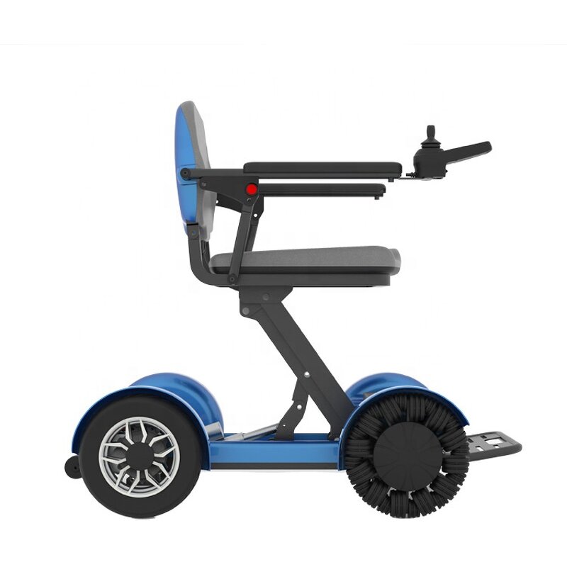 Electric Wheelchair Manufacturer - Lightweight Aluminum Alloy Automatic Folding Robot Bluetooth Remote Control