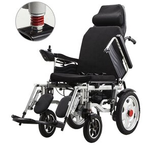 Electric Wheelchair Manufacturer - Multifunctional Adjustable Folding 500W Motor High Back Reclining
