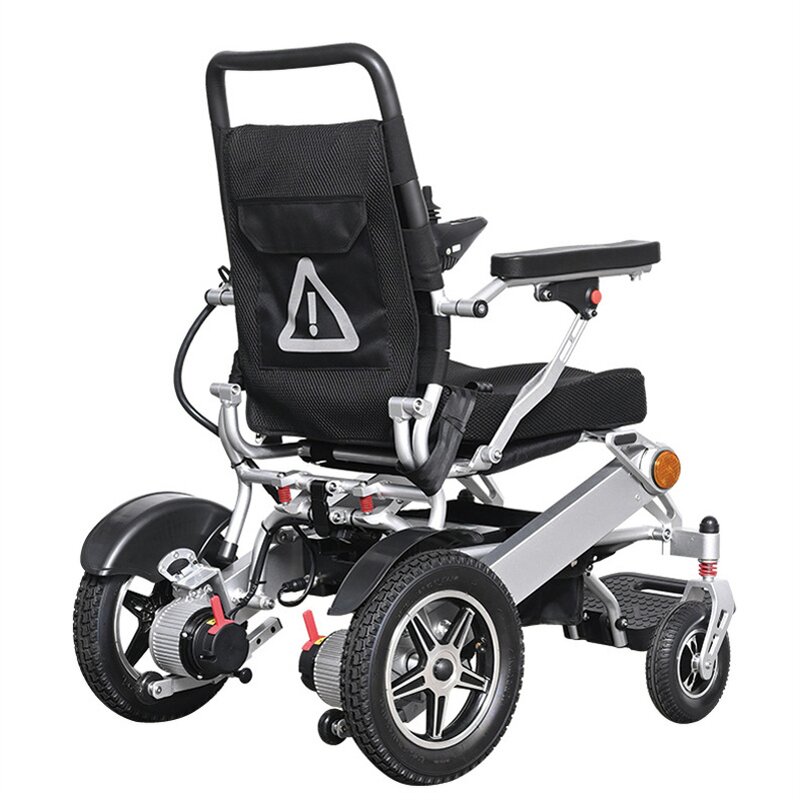 Electric Wheelchair Manufacturer - Factory Wholesale 500W Motor Portable Folding Aluminium Alloy