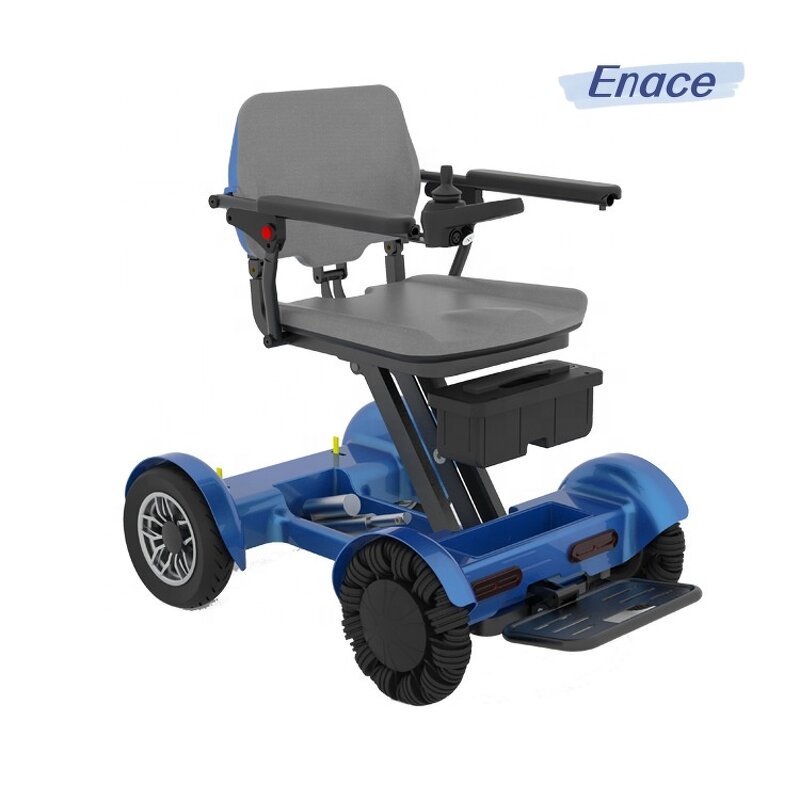 Electric Wheelchair Manufacturer - Lightweight Aluminum Alloy Automatic Folding Robot Bluetooth Remote Control