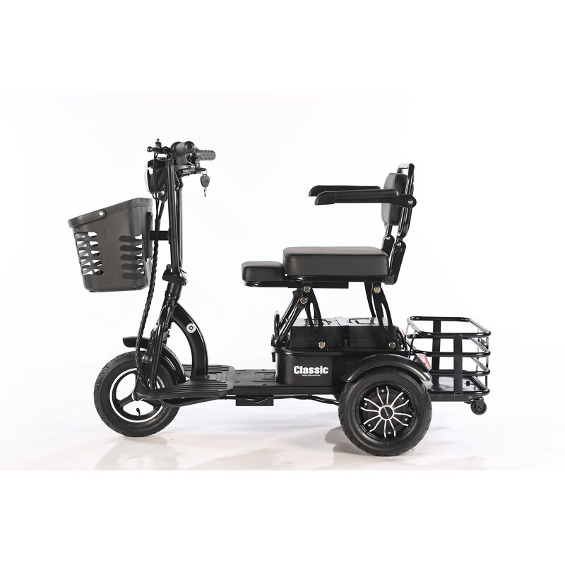 Electric Scooter Manufacturer - New Folding Three-wheeled With Box for the Elderly and Disabled