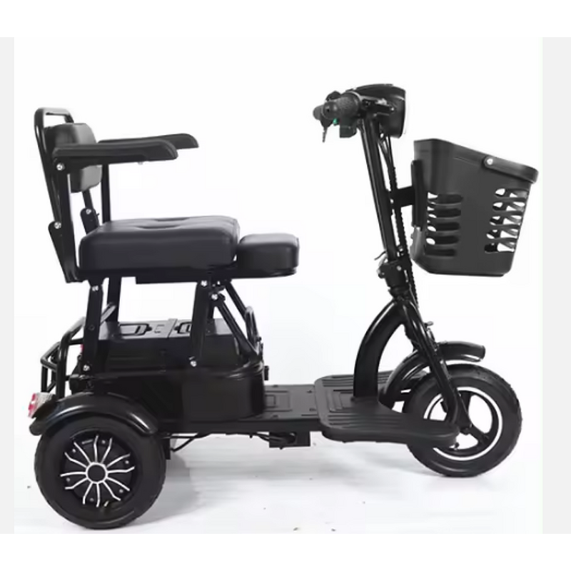 Electric Scooter Manufacturer - New Folding Three-wheeled With Box for the Elderly and Disabled