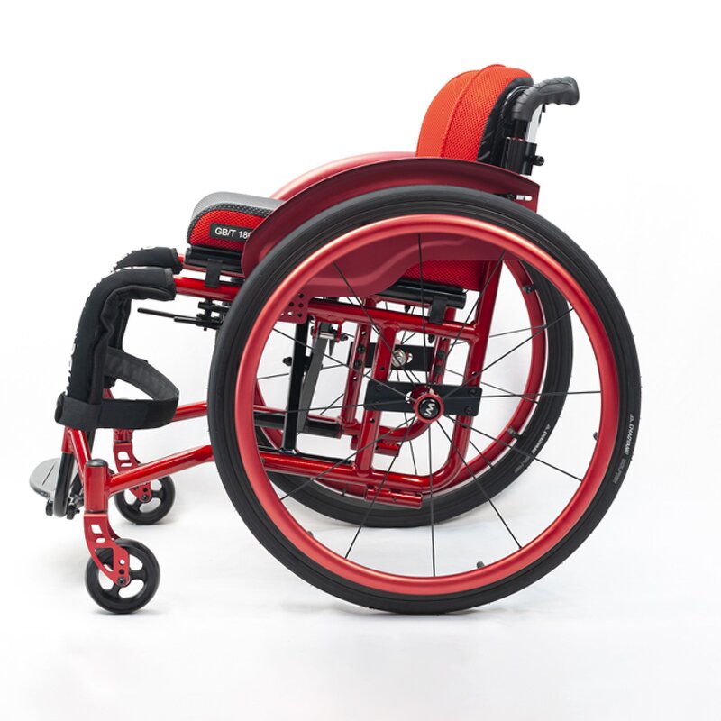Wheelchair Manufacturer - 2025 Hot Sales Luxury Lightweight Ultra Light Folding Aluminium Manual Sport