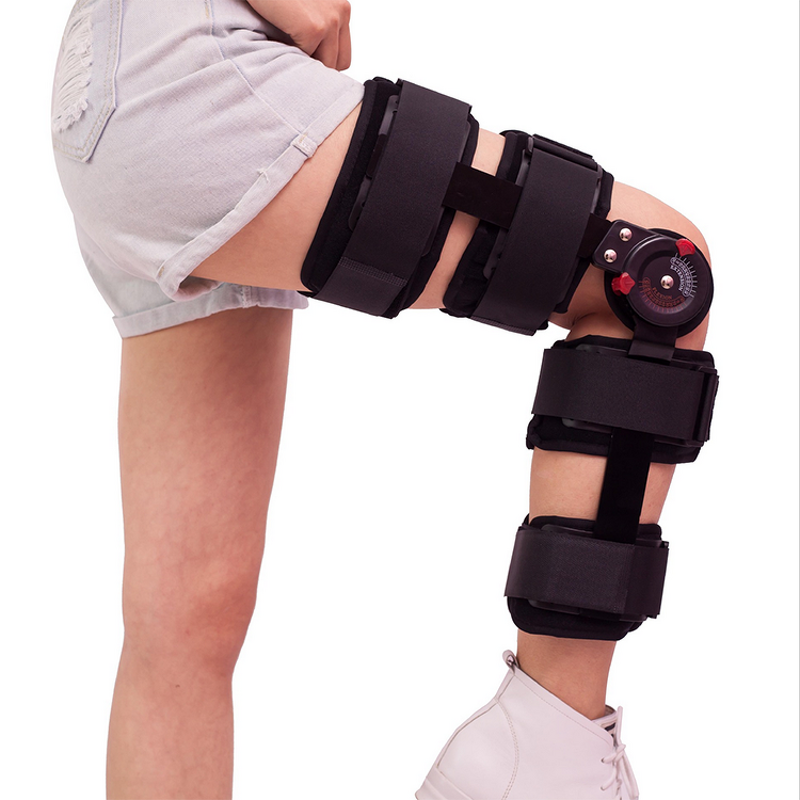 Leg Brace Manufacturer - Hot Sale Adjustable Medical Orthopedic ROM for Pain Relief Fracture Post-OP OA Knee