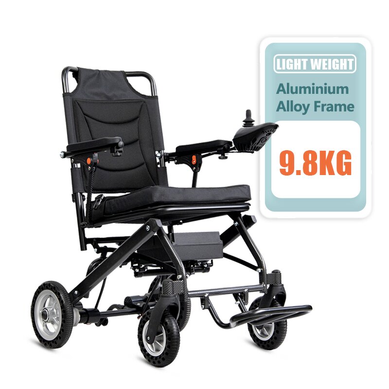 Electric Wheelchair Manufacturer - 9.8kg Lithium Battery Aluminum Alloy Portable Foldable for Adult