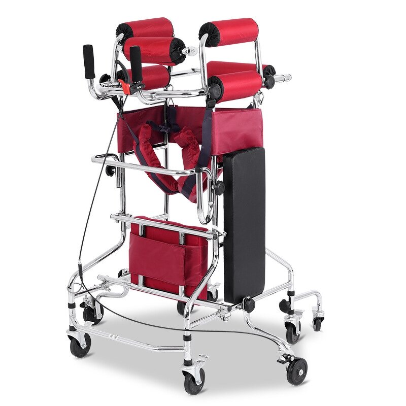 Walking Aids Manufacturer - Folding Steel Frame Walkers Medical for Adult Disabled Rehabilitation