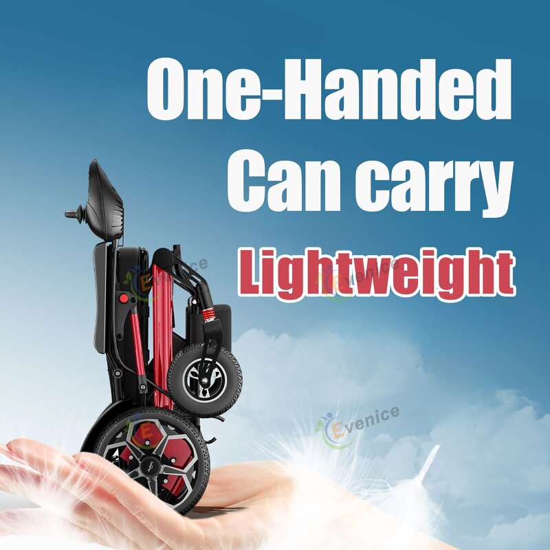 Electric Wheelchair Manufacturer - Powerful 400W Motor 12A Lithium Battery Portable Folding for Plane