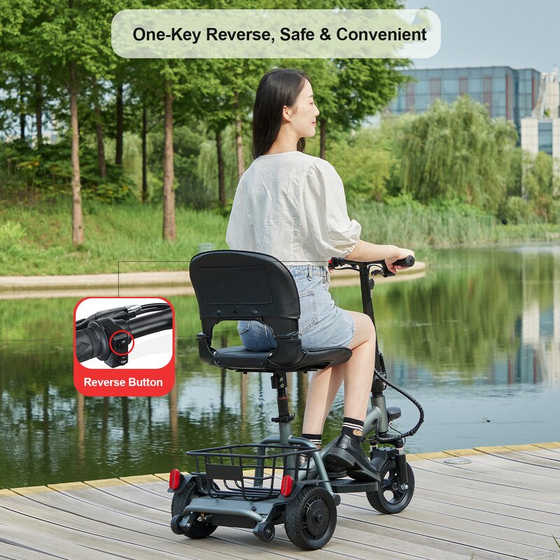 Mobility Scooter Manufacturer - RoHS CE Compact Foldable Portable Three Wheel Lightweight for Elderly