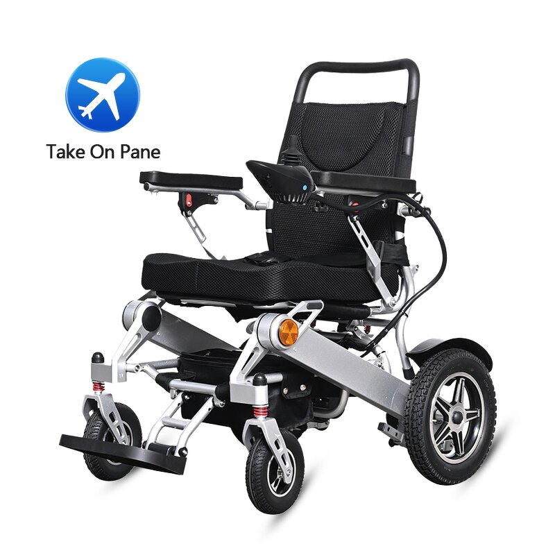 Electric Wheelchair Manufacturer - Hot Sale Aluminum Alloy Lightweight Folding Smart Automatic Remote Control