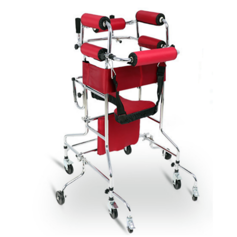 Walking Aids Manufacturer - Folding Steel Frame Walkers Medical for Adult Disabled Rehabilitation