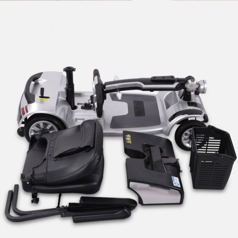 Mobility Scooter Manufacturer - Hot Sell Wholesale Easy Folding Detachable Portable 4 Wheel for Elderly