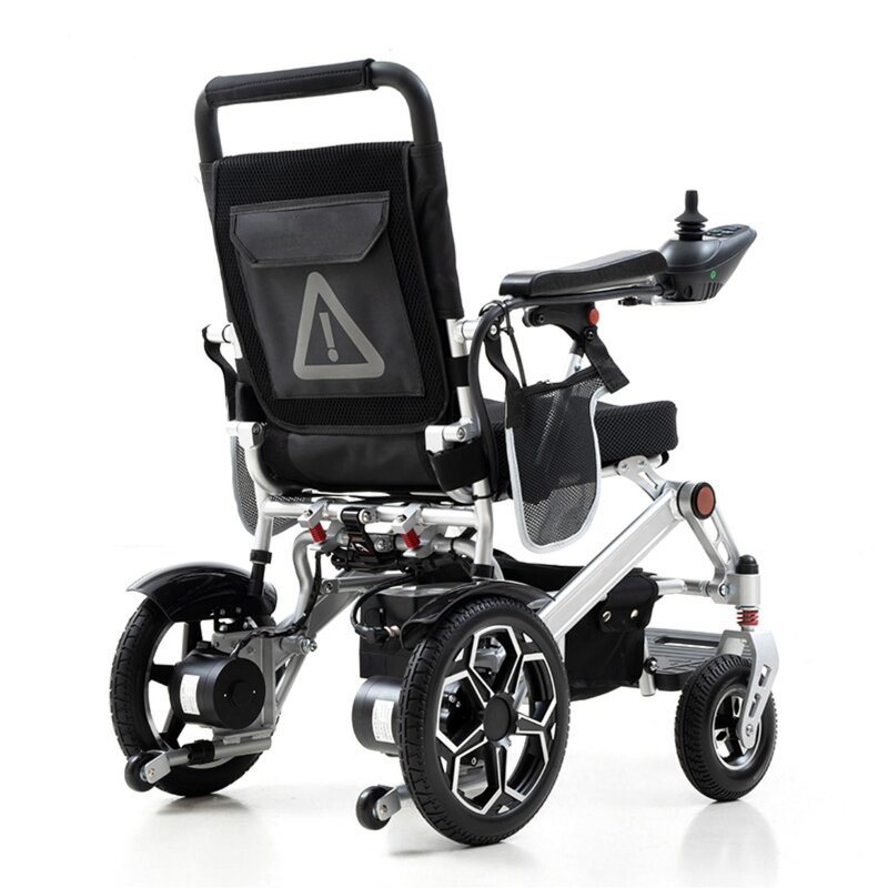 Electric Wheelchair Manufacturer - Fully Automatic Smart Aluminum Alloy Portable Folding with 12A Battery