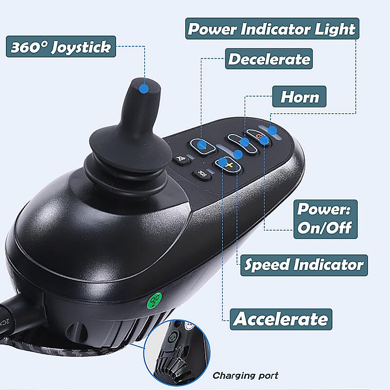 Electric Wheelchair Manufacturer - Intelligent Lithium Battery Foldable Remote Controlled Automatic