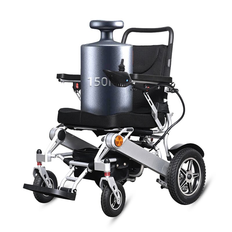Electric Wheelchair Manufacturer - Hot Sale Aluminum Alloy Lightweight Folding Smart Automatic Remote Control