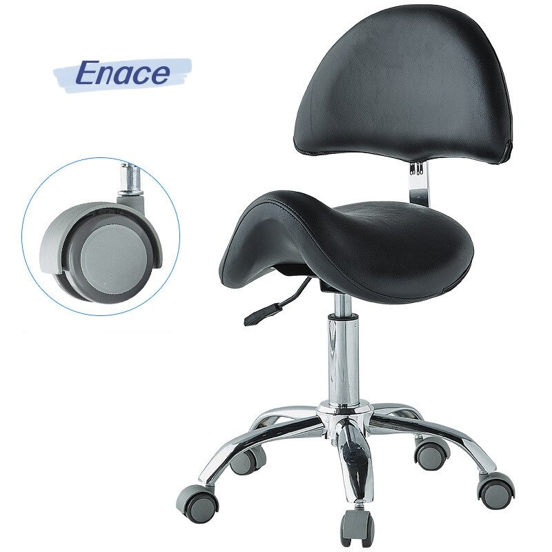 Salon Stool Manufacturer - Durable Adjustable Beauty Chair With Wheels Clinic Furniture