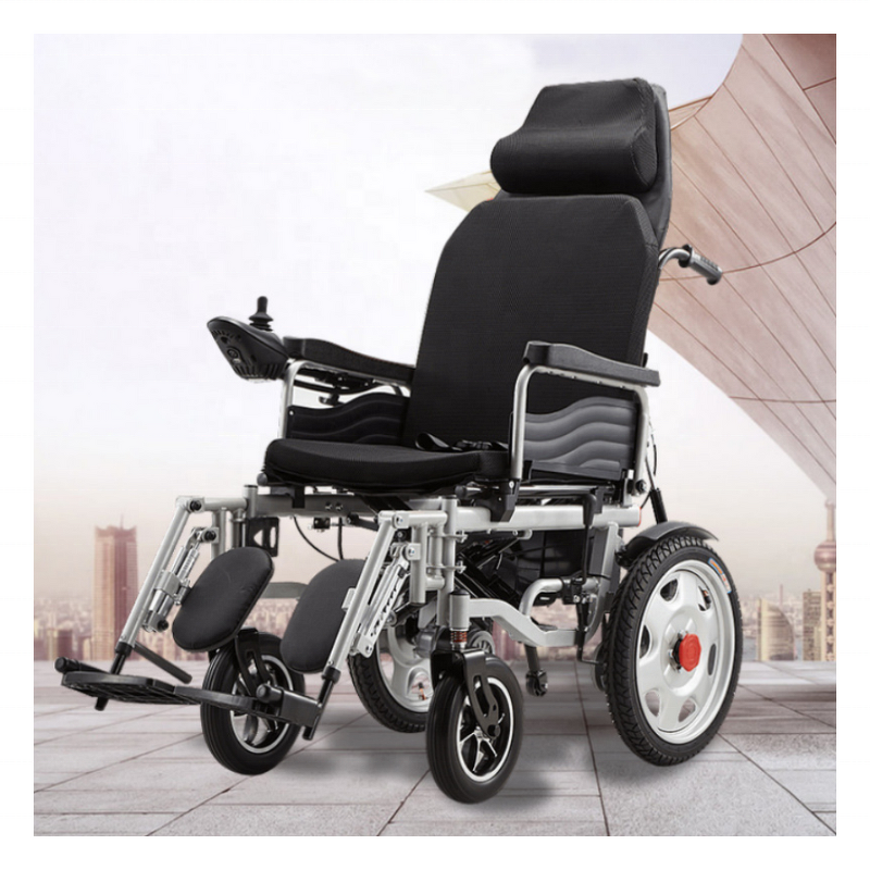 Electric Wheelchair Manufacturer - Multifunctional Adjustable Folding 500W Motor High Back Reclining