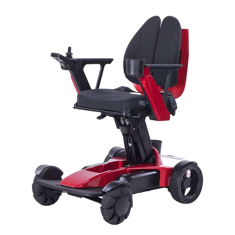 Electric Wheelchair Manufacturer - New Product Comfortable Backrest Lightweight Foldable Aluminum Alloy 8A