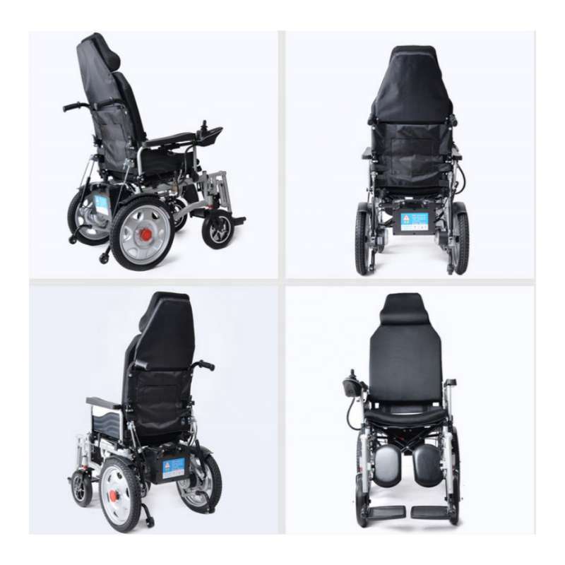 Electric Wheelchair Manufacturer - Multifunctional Adjustable Folding 500W Motor High Back Reclining