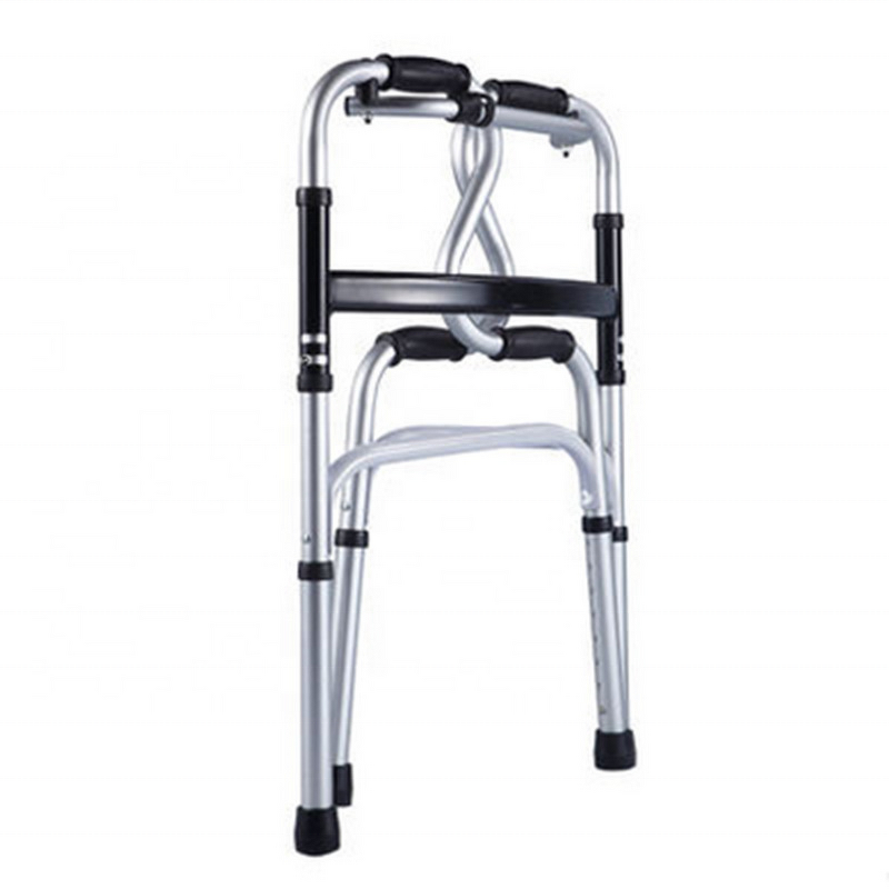 Walker Manufacturer - Elderly Aluminum Alloy and Stainless Steel Four-legged Walking Aid for Seniors