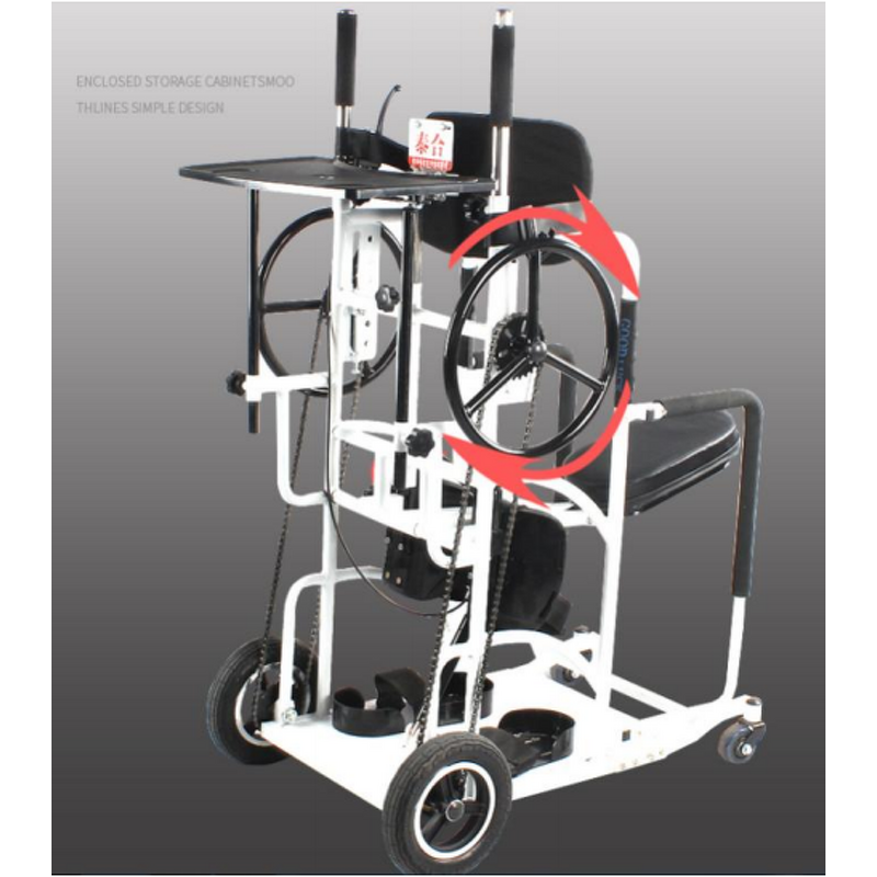 Walking Stand Manufacturer - Aluminium Alloy Rehabilitation Assisted Widened Chassis Adjustable