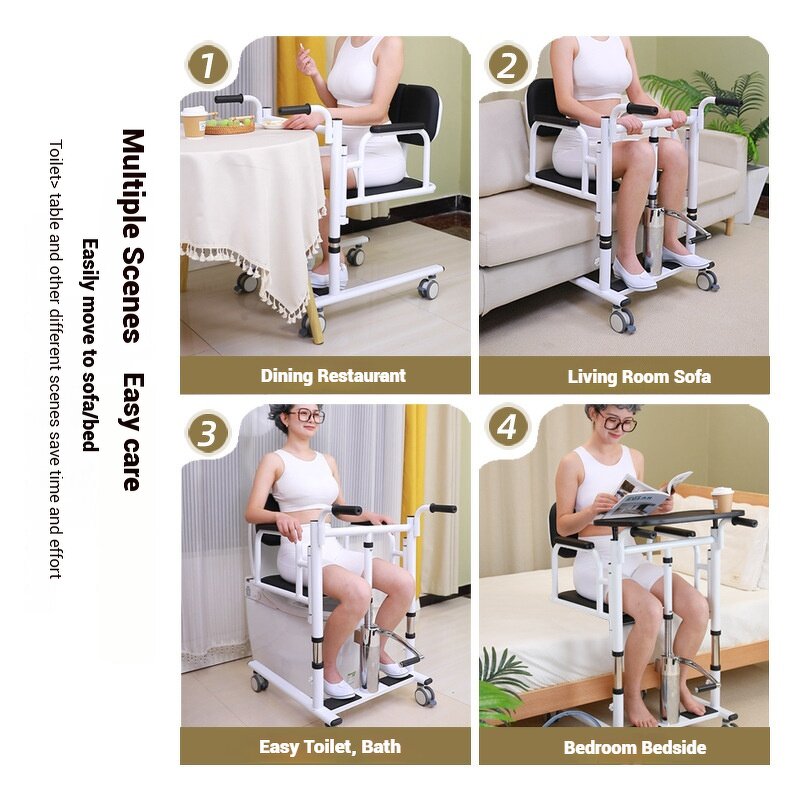 Transfer Chair Manufacturer - Multifunctional For Bedridden Patients And Elderly Hydraulic Lifting Machine
