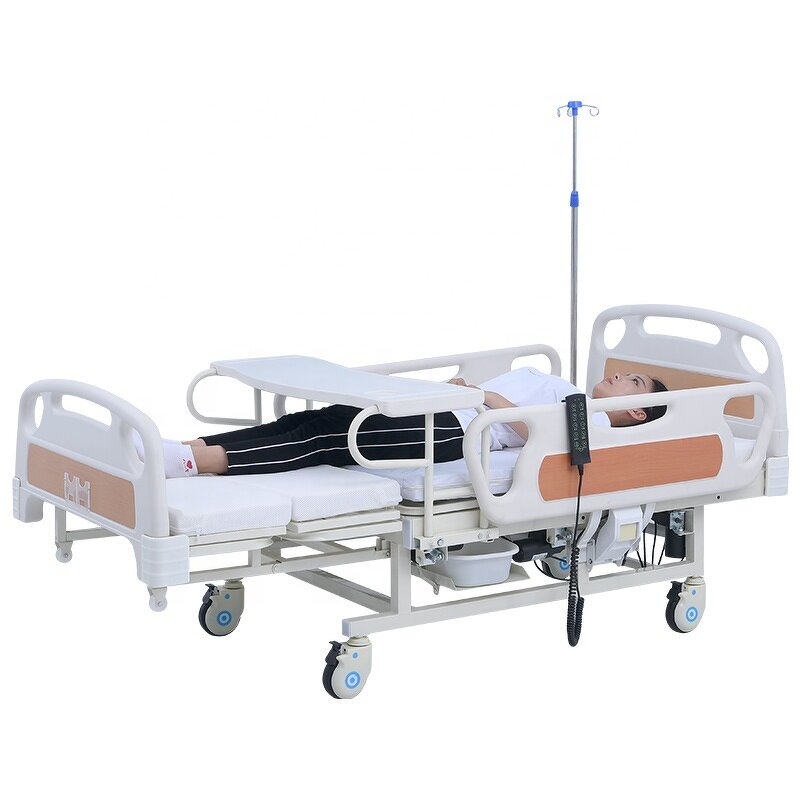 Hospital Bed Manufacturer - Full Electric Five Function with Toilet for Elder and Patient