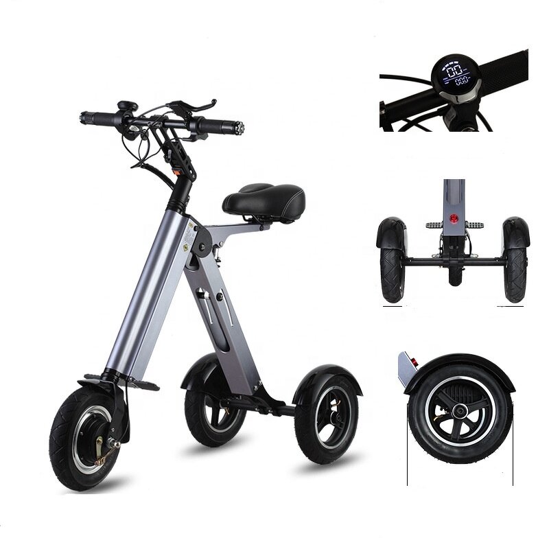 Mobility Scooter Manufacturer - Ultra-light Lightweight Folding Portable Aluminum Alloy Small 3 Wheels