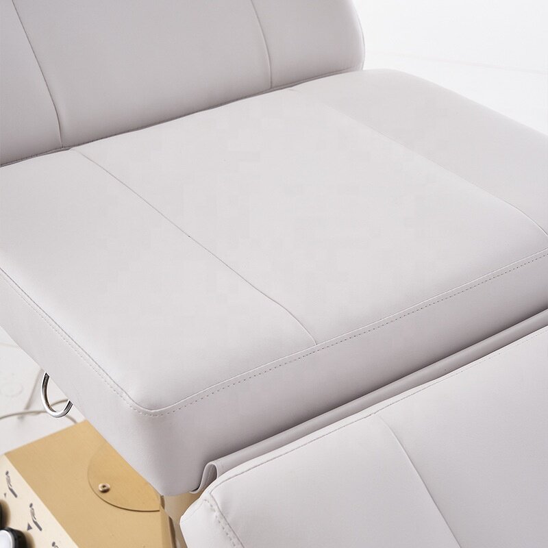 Facial Bed Manufacturer - Beauty Salon 4 Motors Electric Eyelashes Extension Gold Base Massage Tables