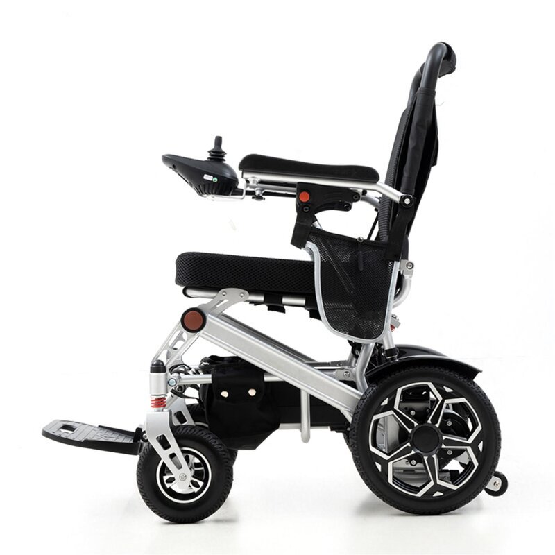 Electric Wheelchair Manufacturer - Fully Automatic Smart Aluminum Alloy Portable Folding with 12A Battery