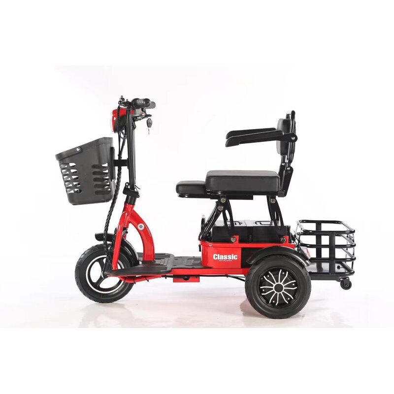 Electric Scooter Manufacturer - New Folding Three-wheeled With Box for the Elderly and Disabled