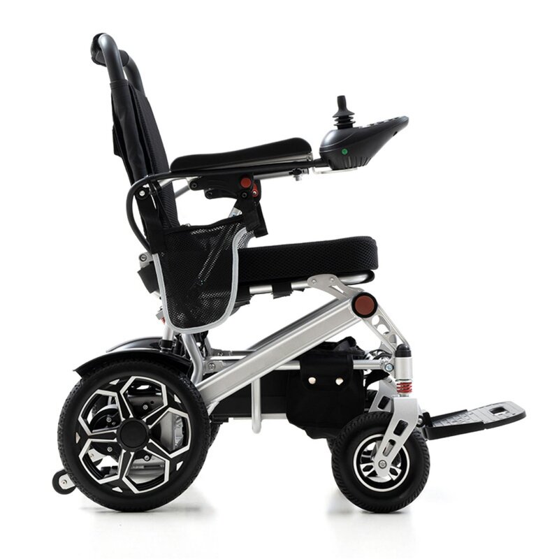 Electric Wheelchair Manufacturer - Factory Wholesale Portable Compact Folding for Take on Plane