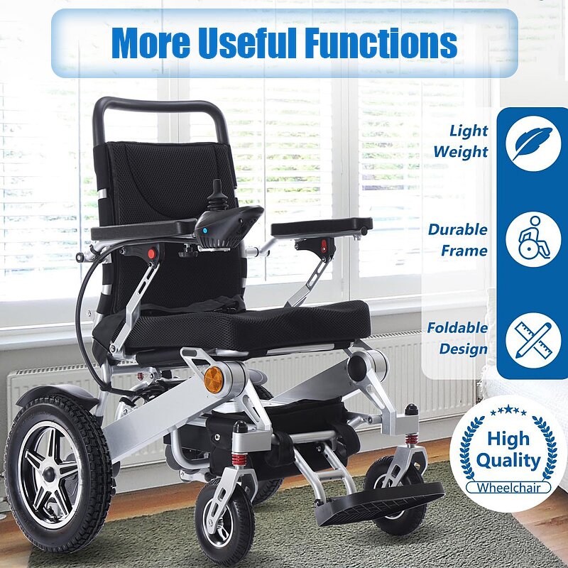 Electric Wheelchair Manufacturer - 500W Motor Portable Folding Smart Mobility for Safe Travel on Plane