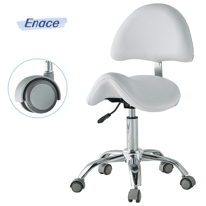 Salon Stool Manufacturer - Durable Adjustable Beauty Chair With Wheels Clinic Furniture