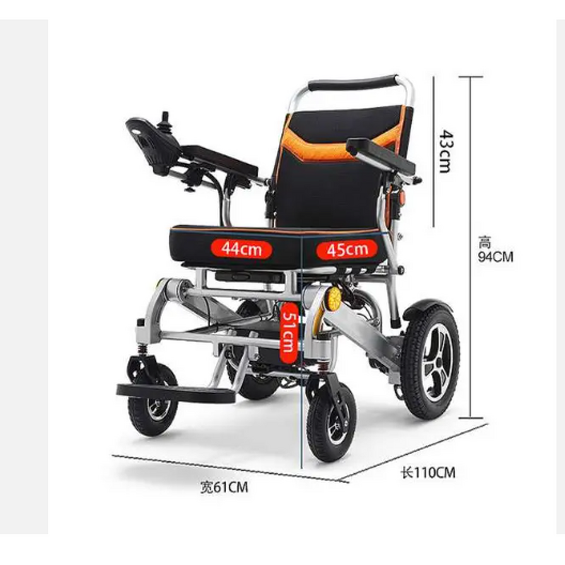 Electric Wheelchair Manufacturer - Foldable Reclining Mobility Lithium Battery High Range Automatic