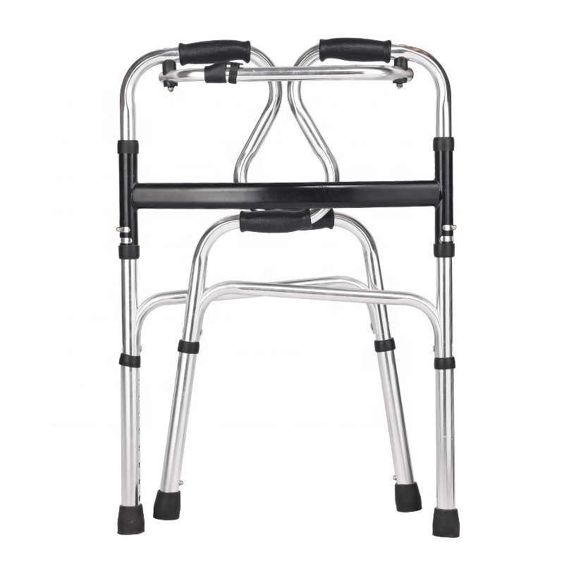Walker Manufacturer - Elderly Aluminum Alloy and Stainless Steel Four-legged Walking Aid for Seniors