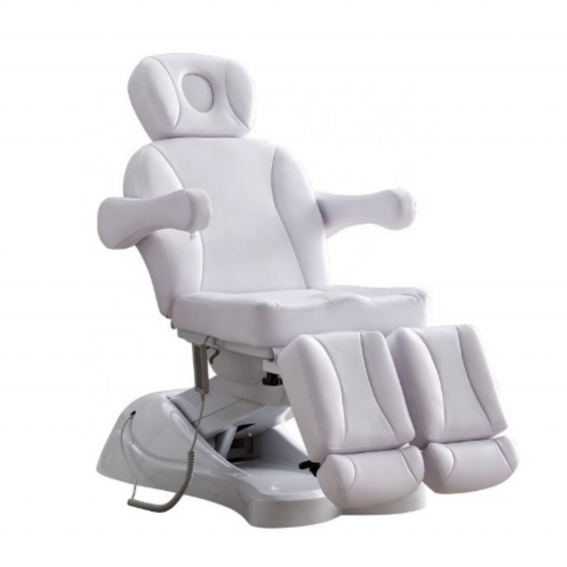 Beauty Chair Manufacturer - Rotating Electric 5 Motors Adjustable Tattoo Table Salon Facial Bed