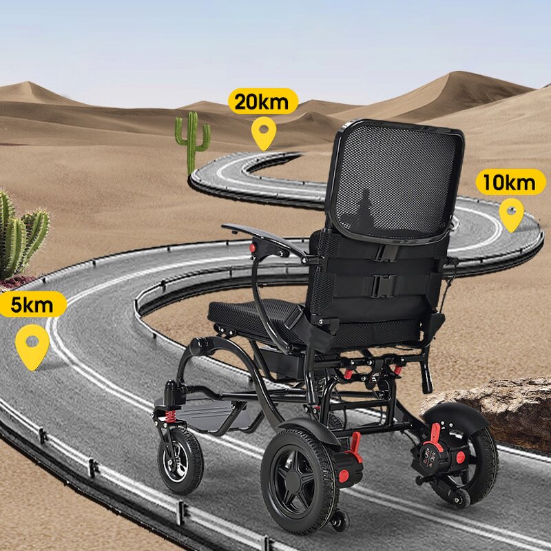 Electric Wheelchair Manufacturer - High Quality Carbon Fiber Automatic Smart Remote Control Lightweight Folding