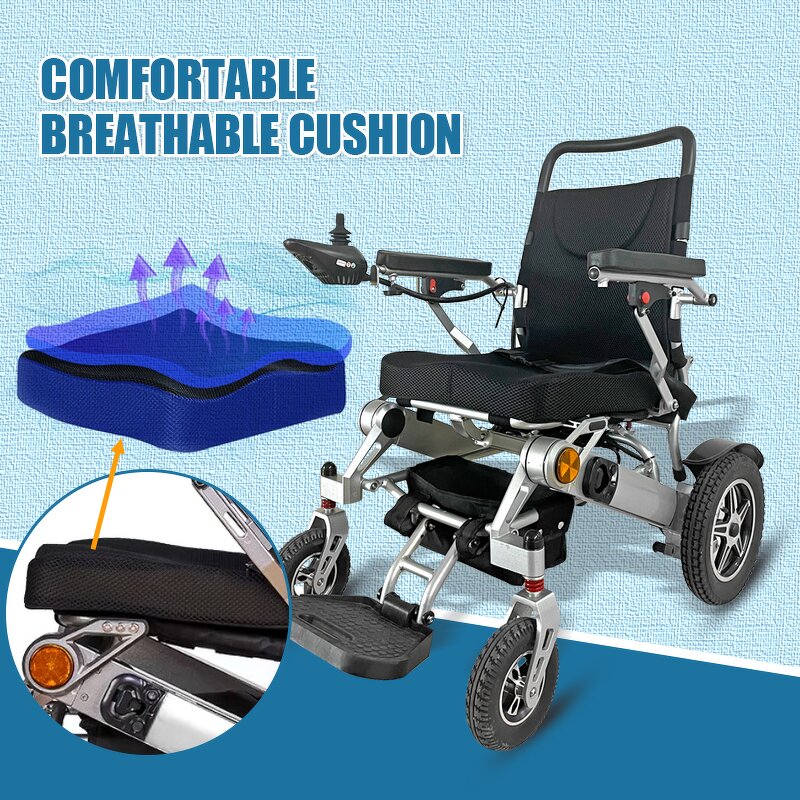 Electric Wheelchair Manufacturer - Luxury Reclining 500W Motor Smart Controller Portable for Disabled