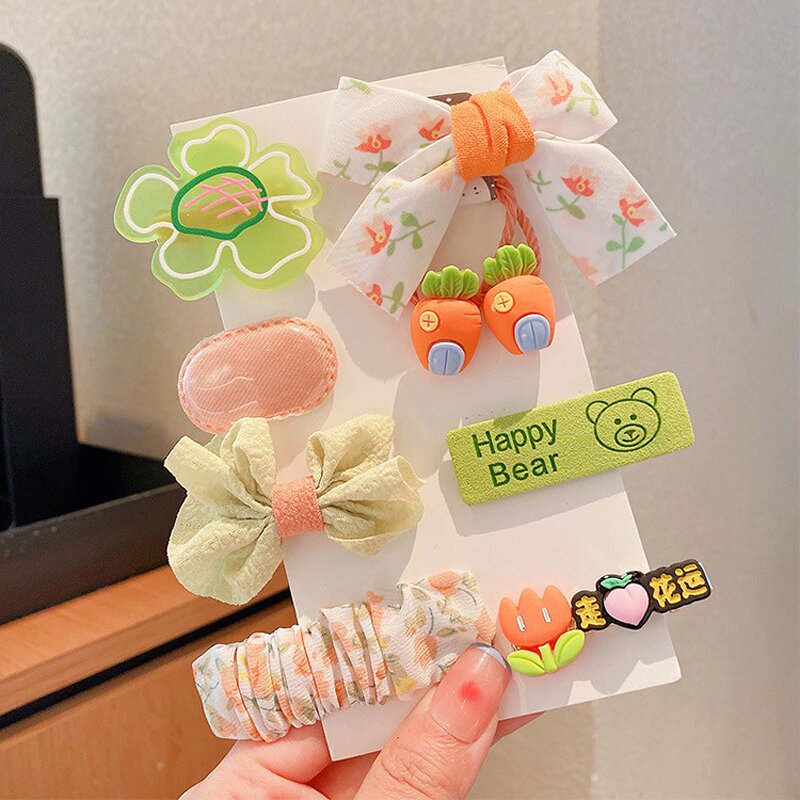 Hair Accessories Manufacturer - Cute Baby Elastic Hairband Sweet Color Girl Clip