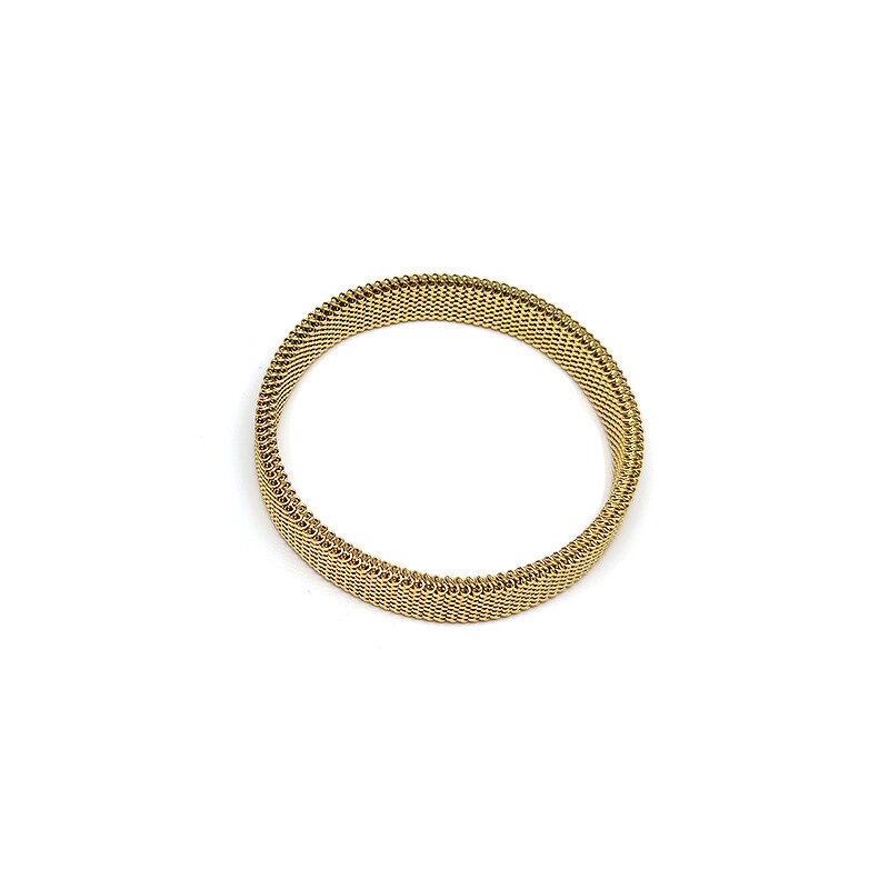 Elastic Bracelet Manufacturer - Stainless Steel Spring Flexible Mesh Bangle